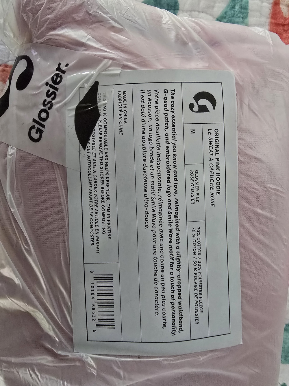 NWT Glossier Pink Logo Hoodie - Picture 3 of 3